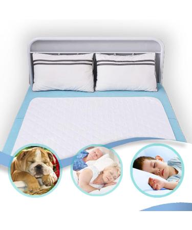 KANECH Bed Pads for Incontinence Washable  44"X52"(Pack of 1)  Heavy Absorbency Reusable Bed Pads Washable Waterproof for Adults  Elderly  and Pets 44x52 Inch (Pack of 1) - Buy Online on GoSupps.com