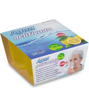 Gelled water. Thickener for dysphagia. Lemon flavor in a 125 gram jar. Pack of 6x4 24 trays. Water flavors - Buy Online on GoSupps.com