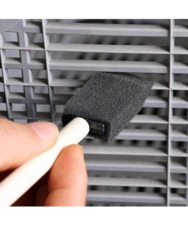 Tupalizy 10PCS Foam Brushes for Acrylic Painting and Crafts - 1 Inch Black Sponge Brushes for Varnishing and Home Decor - Buy Online on GoSupps.com