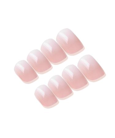 Allstarry 120pcs Ombre French Fake Nail Gradient Nude Short Press on Nails - DIY Acrylic Nail Tips for Nail Art Decoration - 120 Count - Buy Online on GoSupps.com