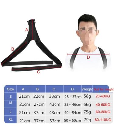 YMGSCC Back Posture Corrector Women Men Prevent Slouching Relieve Straps Clavicle Support Brace(XL) X-Large B - Buy Online on GoSupps.com