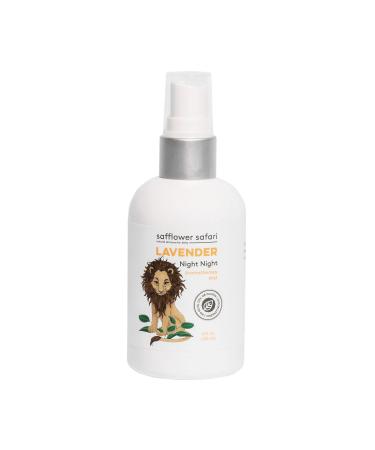 Baby Night Night Lavender Aromatherapy Mist | Calm Relax Unwind | All-Natural Sleep Spray for Linens & Pillows Made With Pure Lavender Essential Oil Made in USA by Safflower Safari Large (4 oz) Lavender Large (4 Ounce)