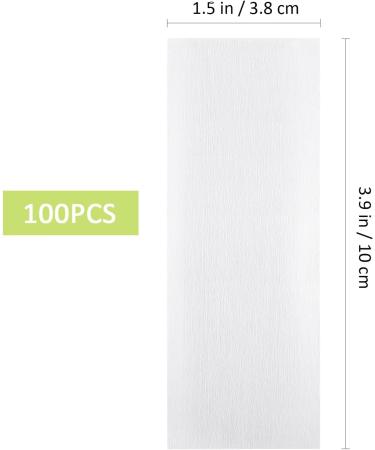 Bandes et B tonnets de Cire pour pilation 100 Pcs Chaque Bandes en Non-tiss Souple B tonnets en Bois Lisse Kit D' pilation Corps et Visage Usage Familial et Professionnel  - Buy Online on GoSupps.com