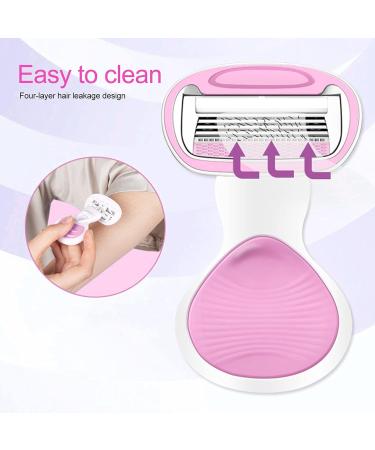 TENP Manual Body Hair Shaver Epilator Easy to Clean Safe Swivel Cutting Head for Women for Arms - Buy Online on GoSupps.com