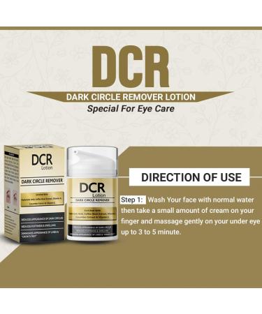 Dcr Dark Circle Remover Lotion 30ml - Pack of 2 | Best Under Eye Treatment for Dark Circles | International Shipping Available - Buy Online on GoSupps.com