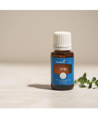 Young Living Thyme Essential Oil 15ml - Aromatic Diffuser | Bold Herbal Aroma for Relaxation & Wellness | Purifying & Cleansing Benefits - Buy Online on GoSupps.com
