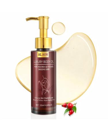 ALAOW Advanced Firming Body Oil Powerful Skin Tightening Formula Fast Improves Loose Skin Deeply Moisturizing Body Care Oil (FN)
