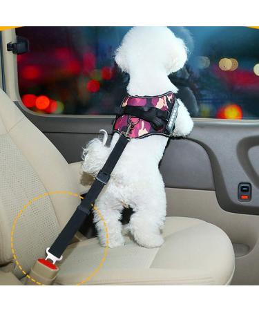 4PCS Dog Car Seat Belts Harness Cat Vehicles Safety Leads Seat Belts Clip Dog Car Restraints Harness Seatbelt Safety Belt Anti Shock Pet Seatbelt Clip for Vehicle Adjustable - Buy Online on GoSupps.com