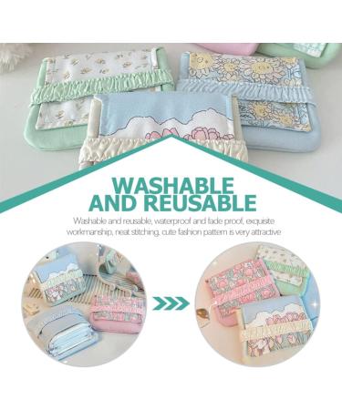 Buy Healeeved 4-Piece Tote & Storage Bag Set for Women | Tampon Coin & Bandage Organizer | Portable Suede Handbag for Menstruation & Daily Use - Buy Online on GoSupps.com