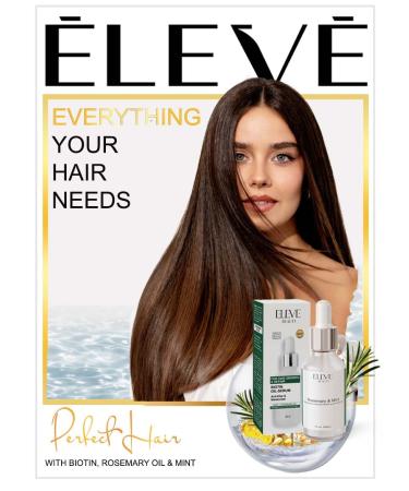  lev Beauty Rosemary Mint Scalp Serum 30ml Hair Growth Repair & Strengthening Biotin Oil for Dry Damaged Hair - Buy Online on GoSupps.com