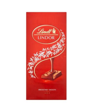 Lindt Lindt Lindor 100g Bar - Pack of 2