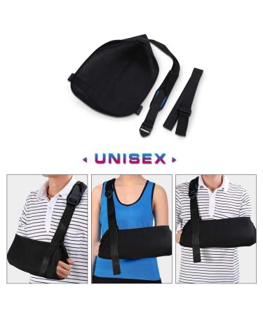 Buy Black Universal Arm Sling for Shoulder Injury | Adjustable Padded Shoulder Immobilizer for Rotator Cuff & Wrist Surgery | Unisex Design - Buy Online on GoSupps.com