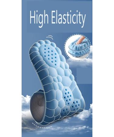 Buy Cloud Insoles for Men & Women | 4D Cloud Technology Super Soft Memory Foam Insoles - Blue (Sizes 6.5-7.5 Men / 8-9 Women - Buy Online on GoSupps.com