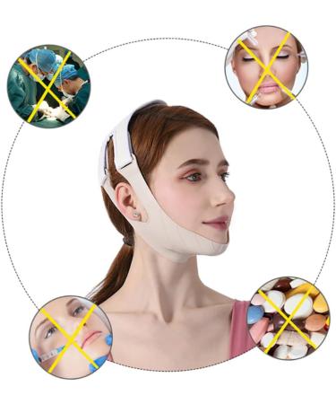 minkissy 1pc Thin Belt Belt Beauty Slimming Strap V Line Belt Strap Chin Slimming Strap Silicone Bandages Woman Chin Strap Ladies Silica Gel Compact Cheek - Buy Online on GoSupps.com