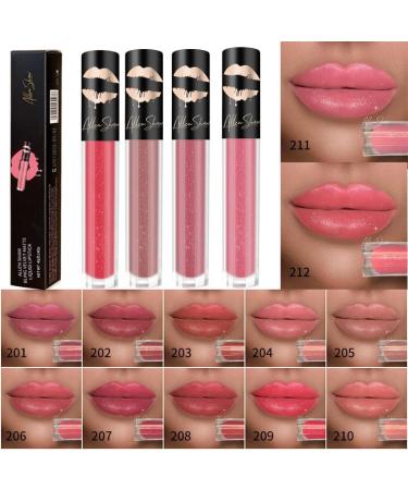  G n rique INTEROOKIE Matte Lip Glaze Bling matte Lip Color Lipstick Crystal Diamond Fine Glitter (207) - Buy Online on GoSupps.com