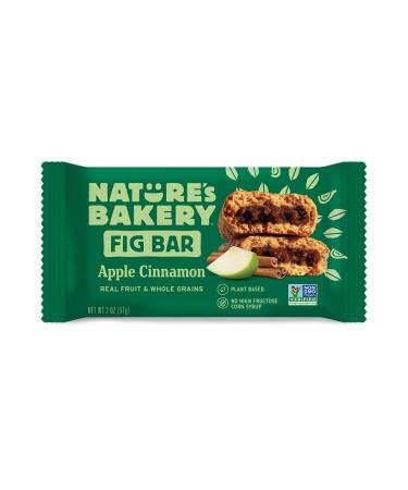 Nature's Bakery Whole Wheat Fig Bar Vegan + Non-GMO Apple Cinnamon 12 Count - Buy Online on GoSupps.com