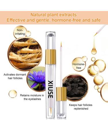 Xiuse Eyelash Growth Serum - Nourishing Lash Serum for Thick, Long, and Natural Curly Eyelashes (4pcs) - Buy Online on GoSupps.com