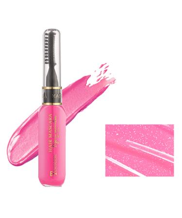 MIESCHER Colored Temporary Hair Mascara Non-toxic Instantly Hair Color Dye Professional Hair Dye Stick for Girls & Women,Temporary Washable Hair Color Chalk Rainbow Hair Mascara for Party Cosplay(01#Tender Pink)