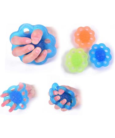 Lurrose 8 Sensory Toys for Children | Handmade Stress Balls & Hand Trainers | Fitness Gymnastics Ball 10x9.5 cm - Orange | International Shipping Available - Buy Online on GoSupps.com