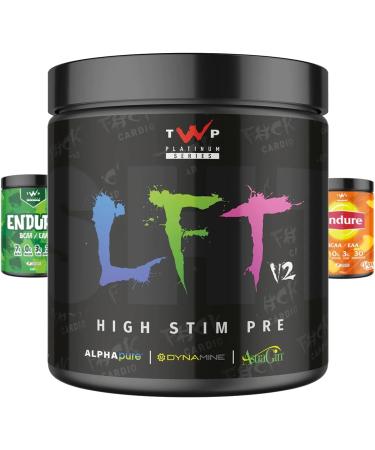 TWP Nutrition Platinum Series LFT V2 Pre Workout 390g, 30 Servings - Rainbow Candy Flavor - Buy Online on GoSupps.com