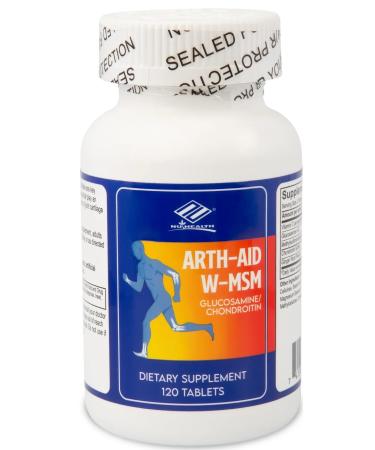 Arth-Aid W-MSM new Glucosamine Chondroitin 120 Counts