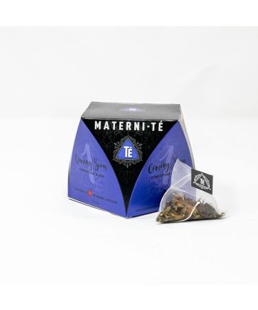 MATERNI-TE 'Coming Soon' Refreshing Herbal Conception Tea Blend - 15 Whole Leaf Biodegradable Tea Pyramids - Suitable for Pregnant Women