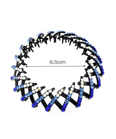 Pack of Expandable Rhinestone Bird Nest Ponytail Holders - Stylish Hair Accessories for Women & Girls - International Shipping Available - Buy Online on GoSupps.com