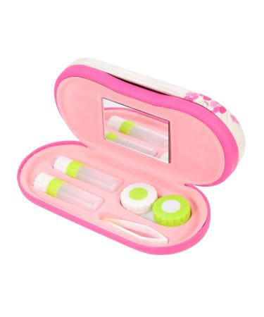 JECOMPRIS TERRARIA 4 sets double-layer glasses case Double glasses case Double glasses holder Contact lens solution Travel accessories Professional glasses case outdoor glasses case Haupt
