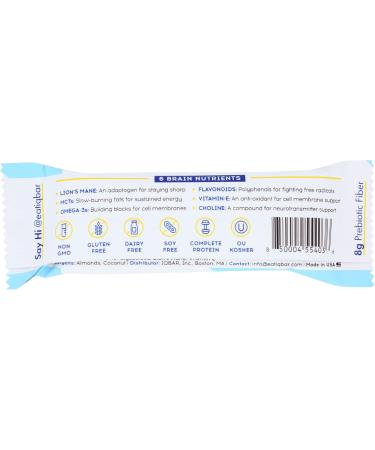 Buy IQBAR Lemon Blueberry Keto Bars - Vegan Low Sugar 12 Pack | Healthy Snack | International Shipping - Buy Online on GoSupps.com