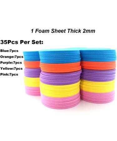 MBJelir EVA Foam Flower DIY Craft Set for Valentine's/Mother's Day Decor - 35PCS, 6 inch, 5 Colors - Buy Online on GoSupps.com