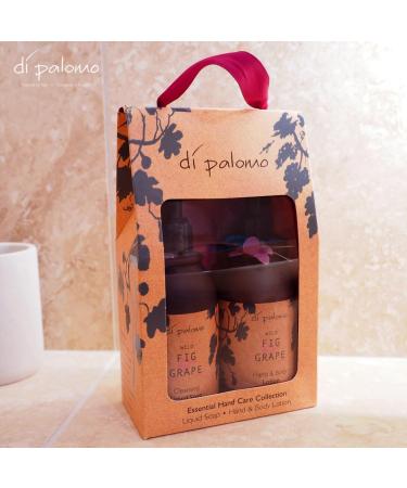 Di Palomo Vegan Wild Fig & Grape Handcare Essentials Collection. 240ml Hand Soap & Hand & Body Loton. Luxury Hand Wash & Hand Cream. Pamper Gifts for Women. Vegan Hand & Body Moisturiser. Vegan Gifts. - Buy Online on GoSupps.com