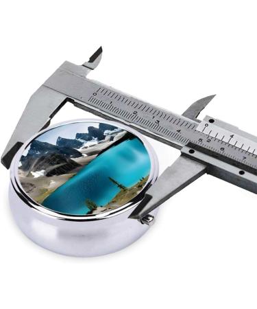 Buy Rocky Mountain Round Pill Box - 3 Compartment Portable Travel Organizer for Vitamins & Medication - Buy Online on GoSupps.com