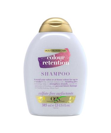 OGX Colour Care Moisturizing Shampoo with Bonding Plex Technology, pH Balanced Protective Care for Color Treated Hair (385 ml)