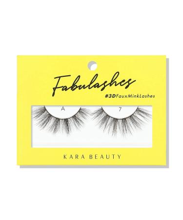 KARA BEAUTY FABULASHES 3D Faux Mink False Eyelashes - Style A7