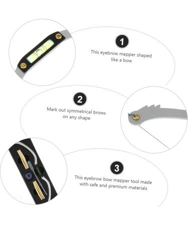 FOMIYES 3pcs Bow Eyebrow Ruler Eyebrow Level Ruler Eyebrow Horizontal Ruler Eyebrow Line Eyebrow Trimming - Buy Online on GoSupps.com