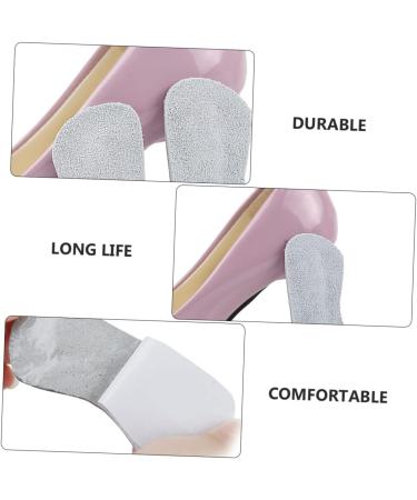 FRCOLOR 4 Pairs Suede Heel Inserts - Cushioned Grips & Liners for Comfort - Grey Half Insoles - Buy Online on GoSupps.com
