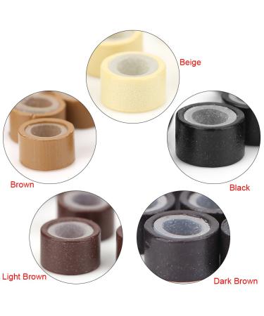 Buy 500PCs Hair Extension Tools - Micro Aluminum Silicone Link Rings & Braid Accessories (Brown) - Shop Now for Quality Hair Extension Solutions - Buy Online on GoSupps.com