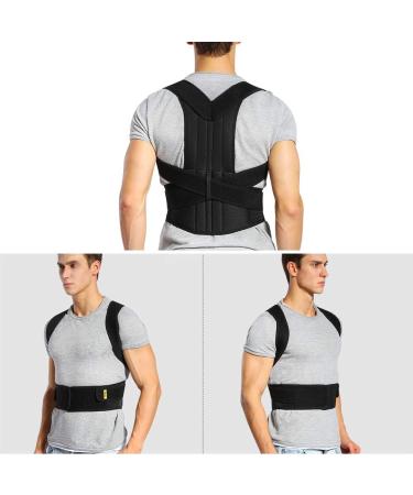 Back Brace Posture Corrector for Men & Women - Lumbar Support & Shoulder Support for Improved Posture & Back Pain Relief - Buy Online on GoSupps.com