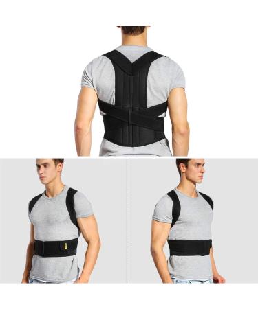 Ergonomic Shoulder & Waist Back Brace - Unisex Adjustable Posture Corrector for Pain Relief - Buy Online on GoSupps.com