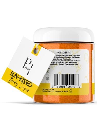 Aromatherapy Body Scrub for Glowing Skin | Exfoliating Sugar & Soothing Extracts | 8oz Orange - Nourish Dull Skin International Shipping - Buy Online on GoSupps.com