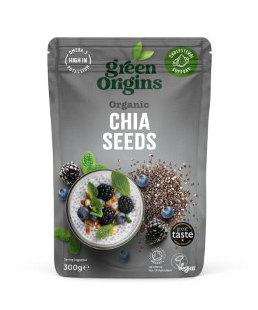 Green Origins Organic Chia Seeds Raw 300g