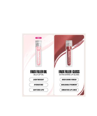 Huda Faux Filler Jelly Lip Oil - Juicy Goji (.13 Fl Oz) - Buy Online on GoSupps.com