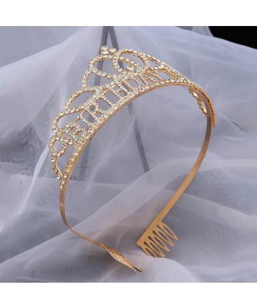 Birthday Girl Crown Happy Birthday Tiara Princess Rhinestone Headband Crystal Headpiece Birthday Party Hair Accessories for Women Girls Silver - Buy Online on GoSupps.com