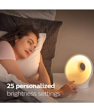 PHILIPS SmartSleep Wake-Up Light with Simulated Sunrise & Sunset | Multiple Lights & Sounds for Relaxation | HF3650/60 - Buy Online on GoSupps.com
