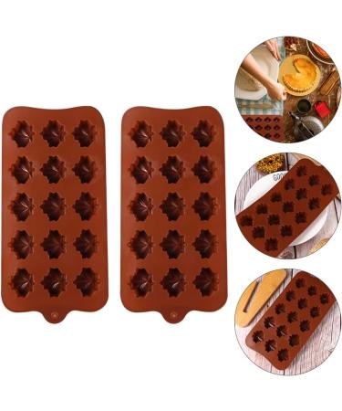 OUNONA 3pcs Maple Leaf Mold Leaf Silicone Candy Bath Molds Chocolate Candy Leaf Shape Fondant Mold DIY Maple Chocolate Mold Confectionery Fall Chocolate Candies 3D Mousse Silica Gel - Buy Online on GoSupps.com