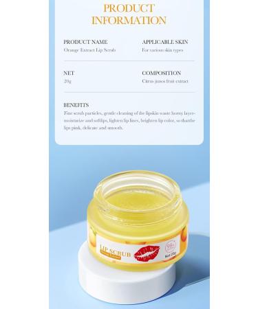 Fruit Lip Scrub Gentle Exfoliator Hydrating Scrub for Lip Prep Lip sleeping Mask Exfoliator & Moisturizer Lip Scrub Balm For Lightening & Brightening Dark Lips Overnight Hydration (Strawberry) - Buy Online on GoSupps.com