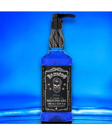 Bandido Transparent Shaving Gel 1000ml - Non-Foaming Precision Shave for Men and Women - Buy Online on GoSupps.com