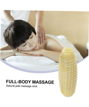 Shop Gogogmee Jade Massage Tool Handheld Muscle Roller Stick for Neck Legs & Back Relief - Buy Online on GoSupps.com
