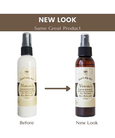Organic Victoria's Lavender Don't Bug Me Insect Spray - 4 oz with Essential Oils & Aloe Vera - Buy Online on GoSupps.com