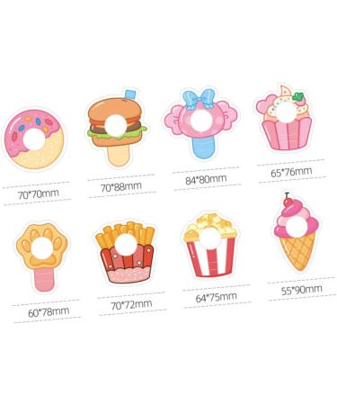 TOPBATHY 168 Pcs Lollipop Paper Card Christmas Lollipop Christmas Ornament Christmas Decor Wedding Lollipop Decoration Paper Decorations Cards Gift Lollipop Holders Student Bracket Cartoon - Buy Online on GoSupps.com